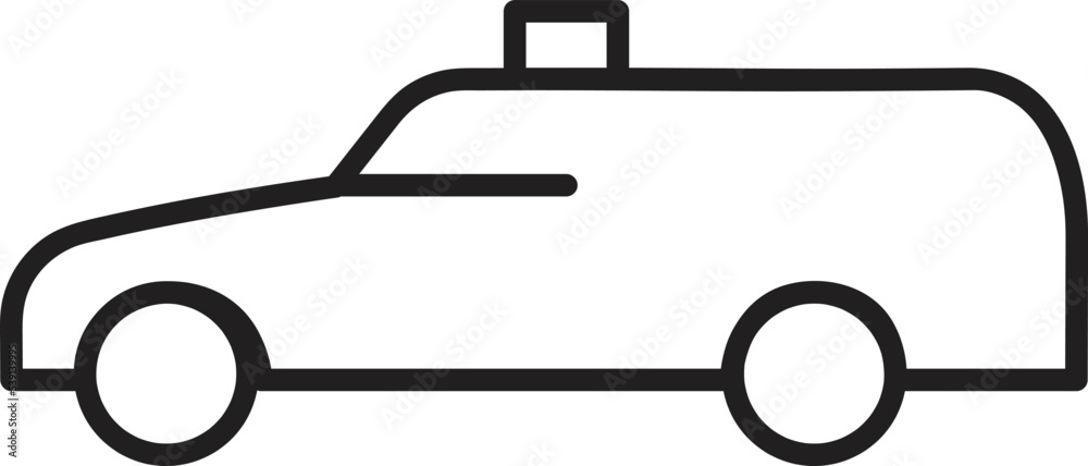 Car icon in different style vector illustration. vector icons designed in filled, outline, line and stroke style can be used for web, mobile, ui 