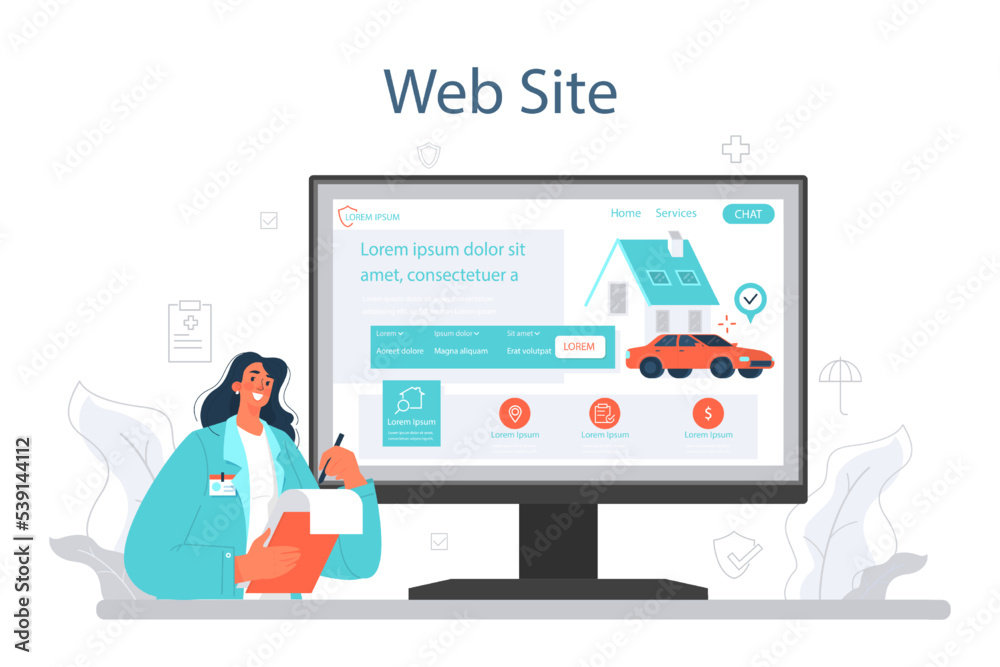 Insurance agent online service or platform. Protection of property Insurance agent online service or platform. Protection of property