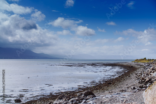 Coastline view from the tide pools on a cloudy day in Laguna Beach. Vacation destinations for fun and relaxation. High quality photo