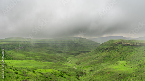 Salalah landscapes The green and wet part of Oman  photo