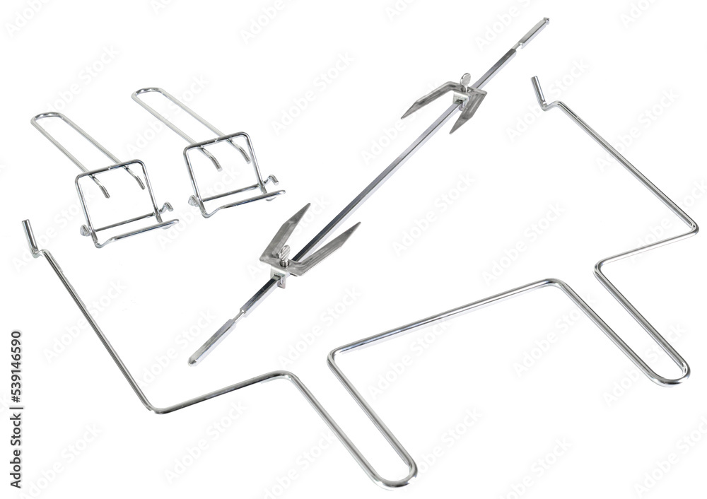 electric oven trays grill for the oven close-up on transparent background electric oven trays grill for the oven close-up on transparent background