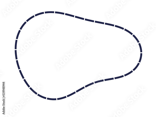 Line Organic Dash Shape