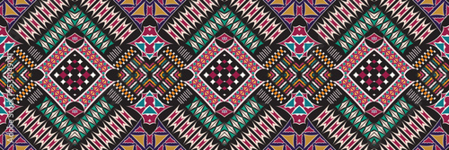 seamless ethnic pattern design.Geometric ethnic oriental ikat pattern traditional Design.ethnic oriental pattern,fabric,embroidery.Mexican pattern.merican pattern.latin african.indian fabric.Mexican