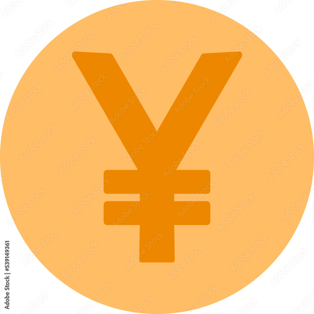 Obraz premium Yen Coin Icon