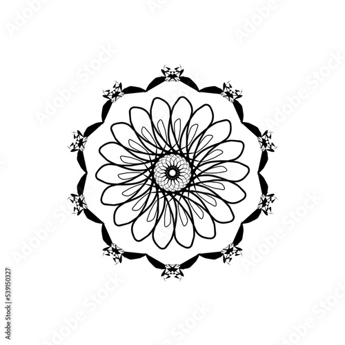 Template for laser cutting wall clock. Vector maket