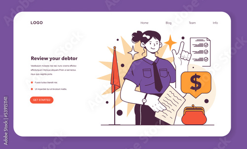 Review your debtor web banner or landing page. Effective tips for business