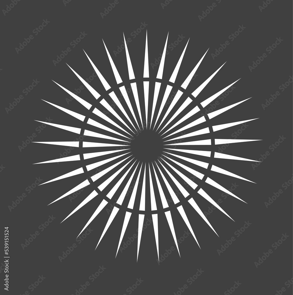 Obraz premium Hipster Triangle. Modern Design Template with geometric shape in various forms