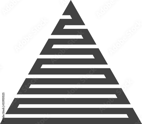 Hipster Triangle. Modern Design Template with geometric shape in various forms