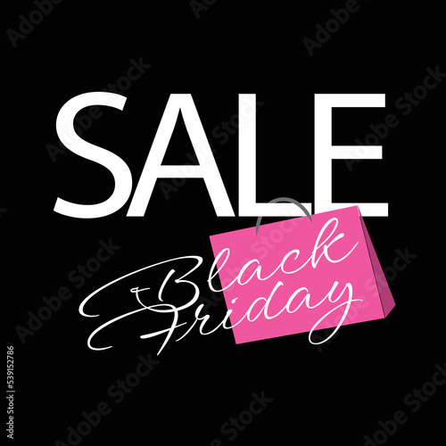 black friday sale banner for web or print