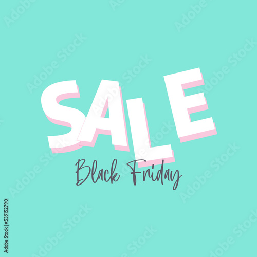 black friday sale banner for web or print