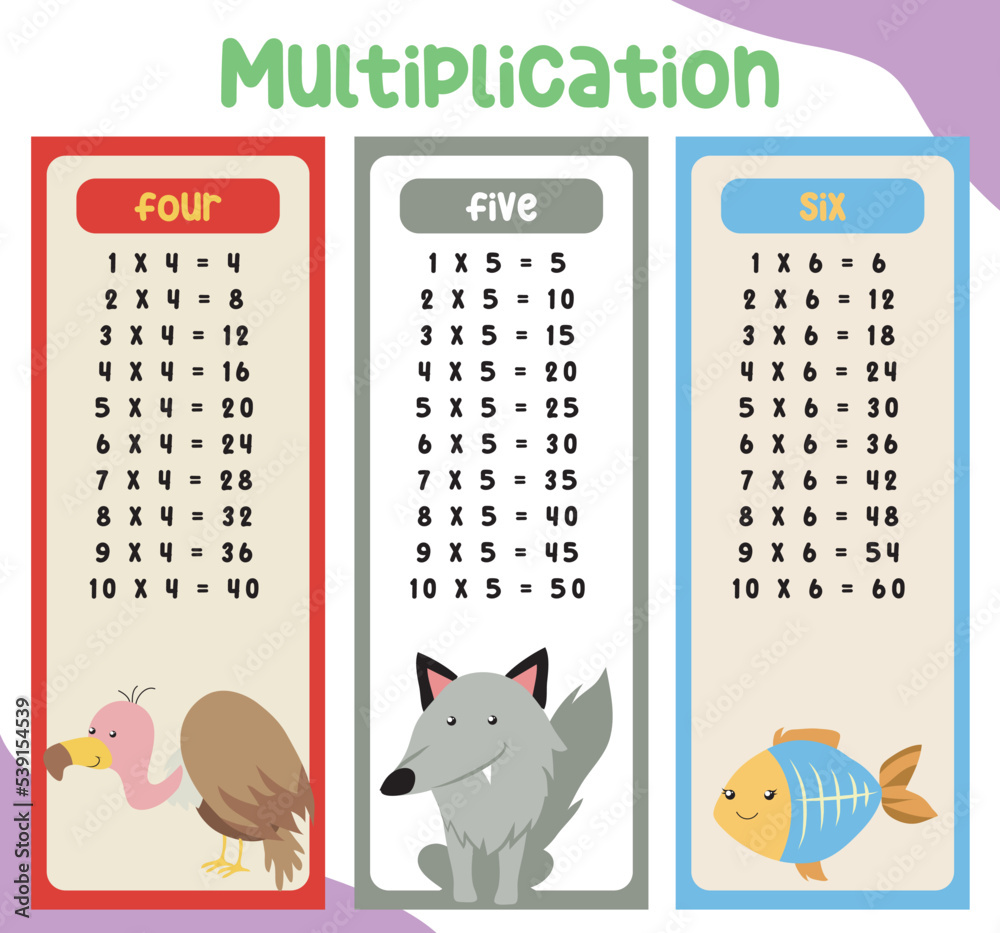 vector-multiplication-table-printable-bookmarks-or-stickers-with