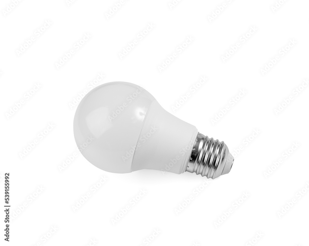 LED Light Bulb Isolated. Power Save Concept, Energy Saving Lamp, Incandescent Lightbulb LED Light Bulb Isolated. Power Save Concept, Energy Saving Lamp, Incandescent Lightbulb