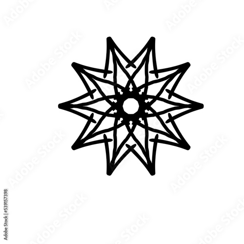 Template for laser cutting wall clock. Vector maket