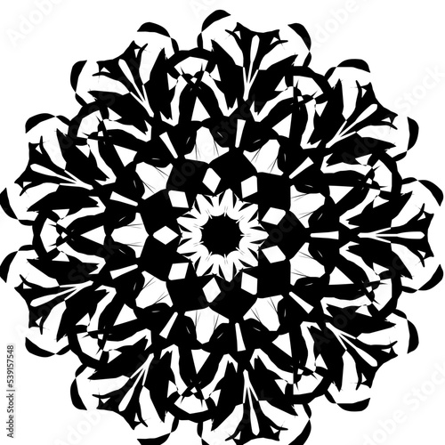 Template for laser cutting wall clock. Vector maket
