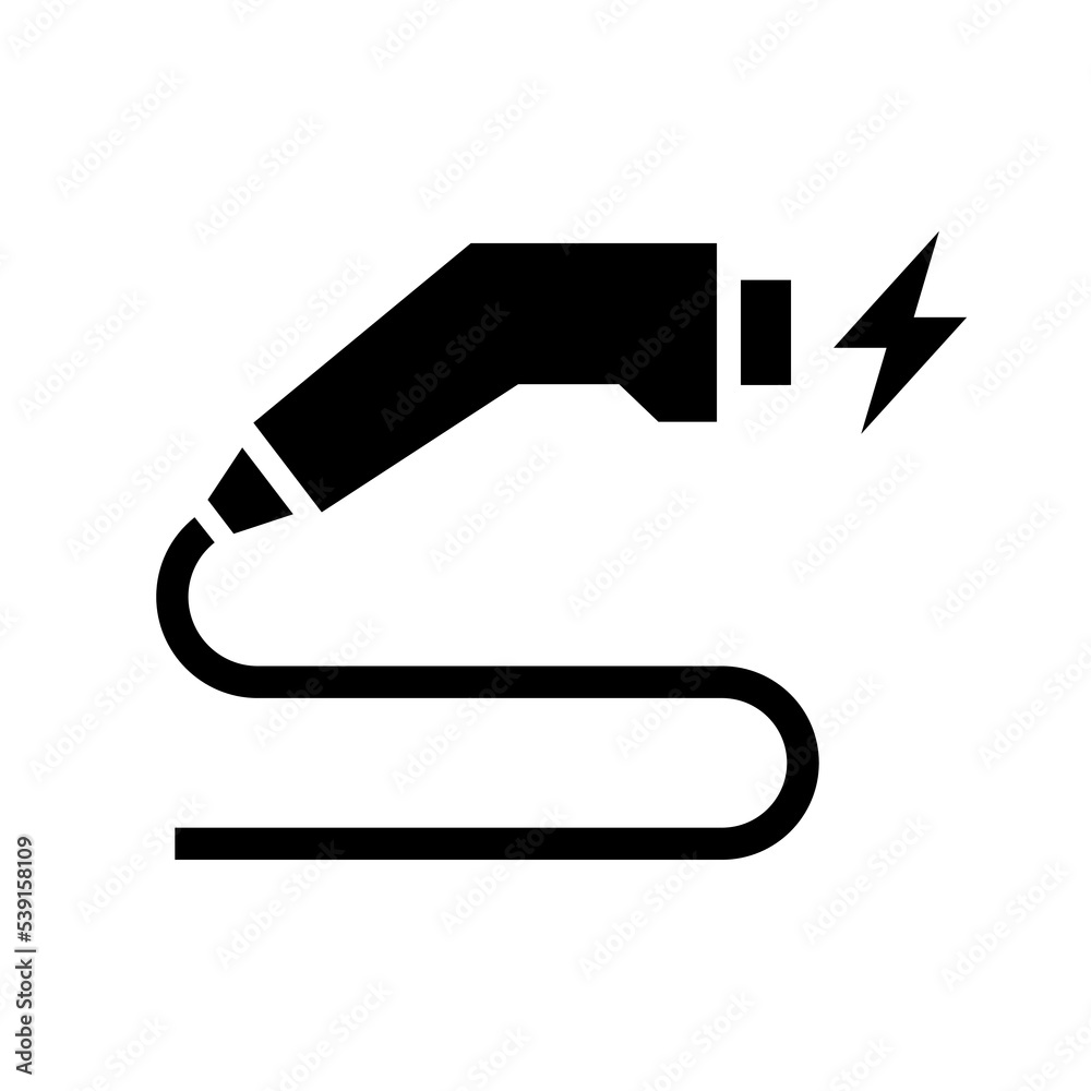Charger connector icon, Electric car charging plug sign, Vector illustration Charger connector icon, Electric car charging plug sign, Vector illustration