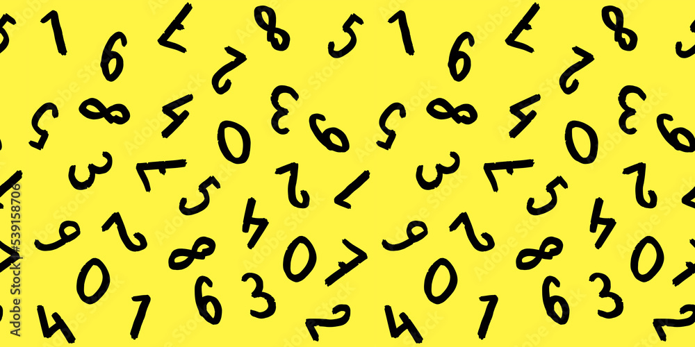 template with the image of keyboard symbols. a set of numbers. Surface template. yellow background. Horizontal image. Banner for insertion into site. template with the image of keyboard symbols. a set of numbers. Surface template. yellow background. Horizontal image. Banner for insertion into site.