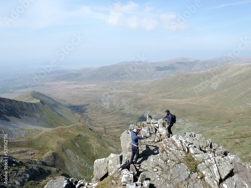 Scotland, Snowdonia. Hiking and climbing ridges through the wilderness during Spring time. Some days are sunny some days are rainy, but all of them are an adventure
