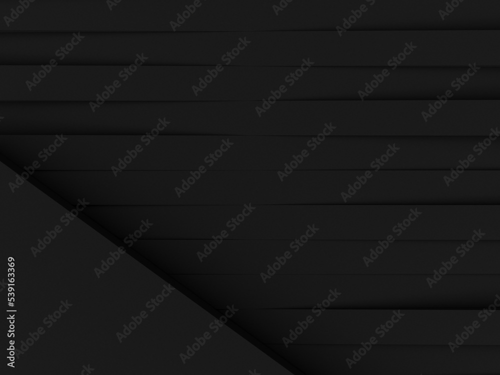 Abstract black 3d background. Elegant black background. paper cut decoration. 3d rendering. Abstract black 3d background. Elegant black background. paper cut decoration. 3d rendering.