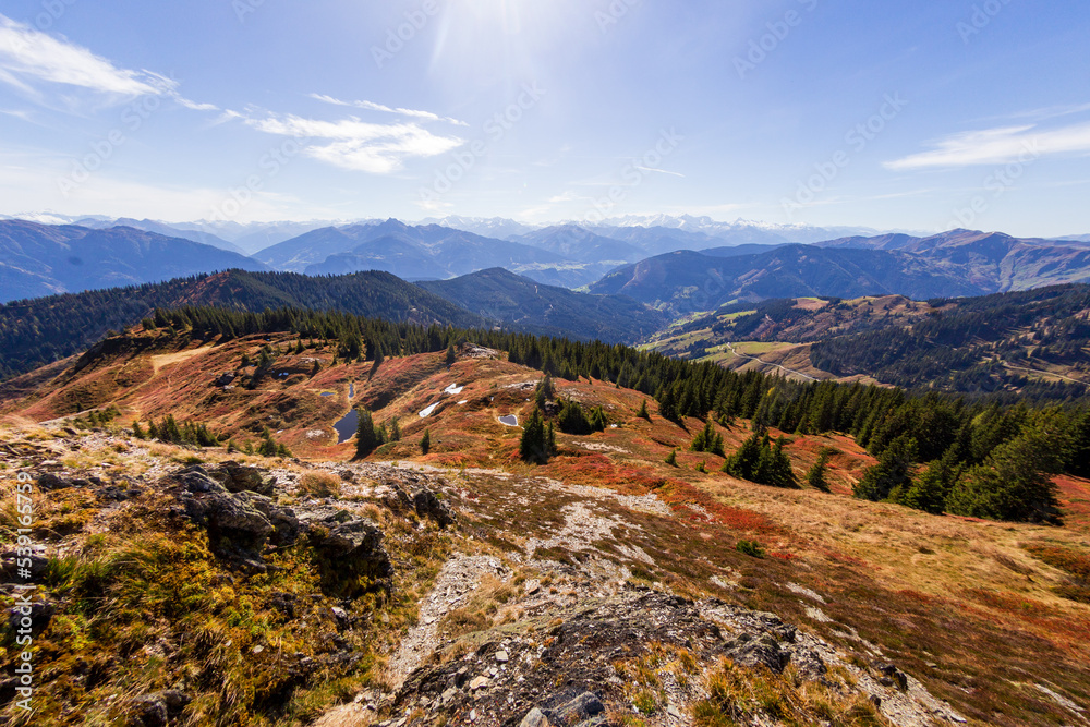 Hochkoening mountain range in Salzburger Land