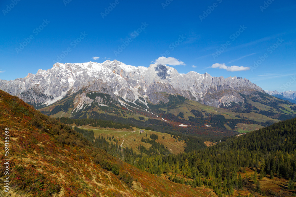 Hochkoening mountain range in Salzburger Land Hochkoening mountain range in Salzburger Land