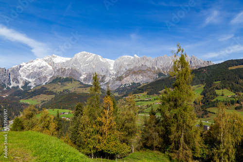 Hochkoening mountain range in Salzburger Land photo