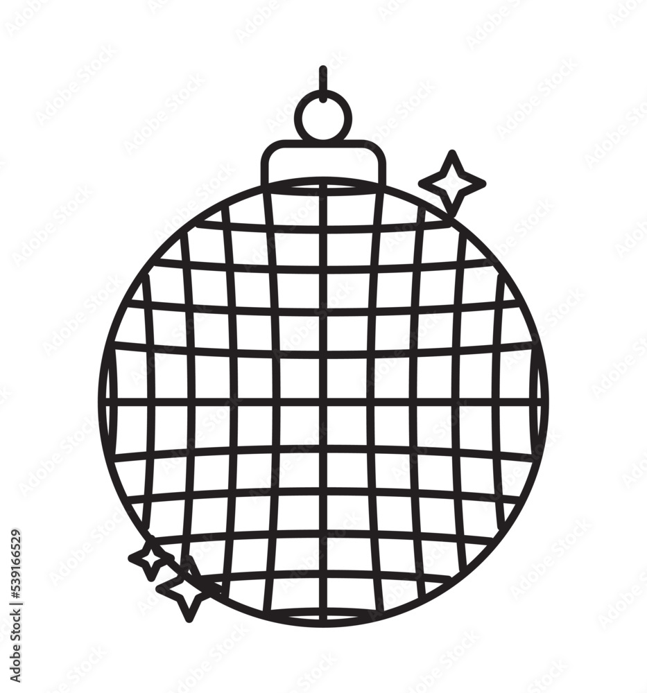 Obraz premium disco ball icon