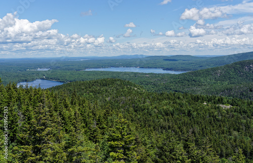 landscape in the acadia national park in Maine