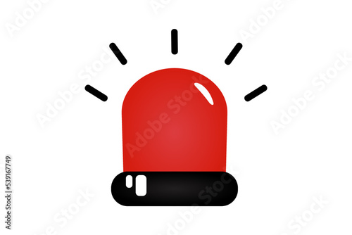Red siren for police, ambulance, fire fighter, and others