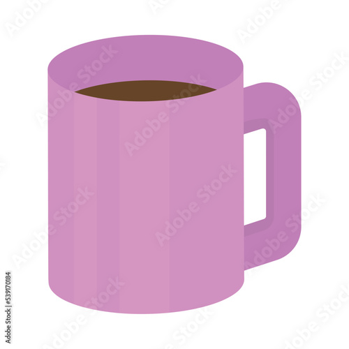 purple coffee mug