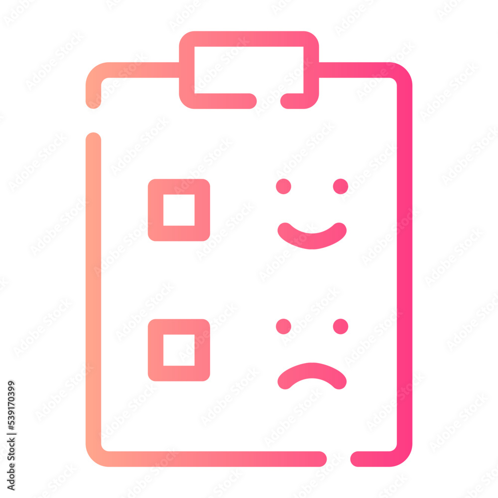 feedback gradient icon feedback gradient icon
