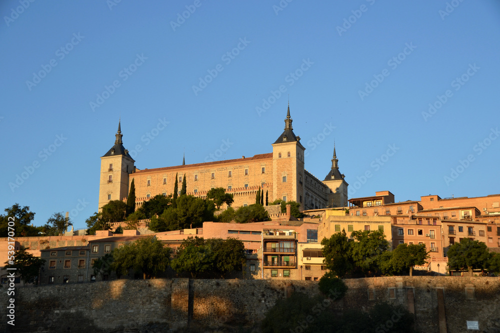 Panoramic view of the Alcazar of Toledo