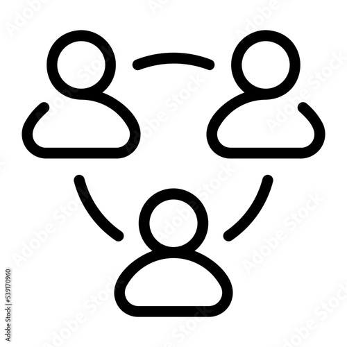 team line icon