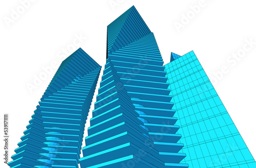 skyscrapers in the city