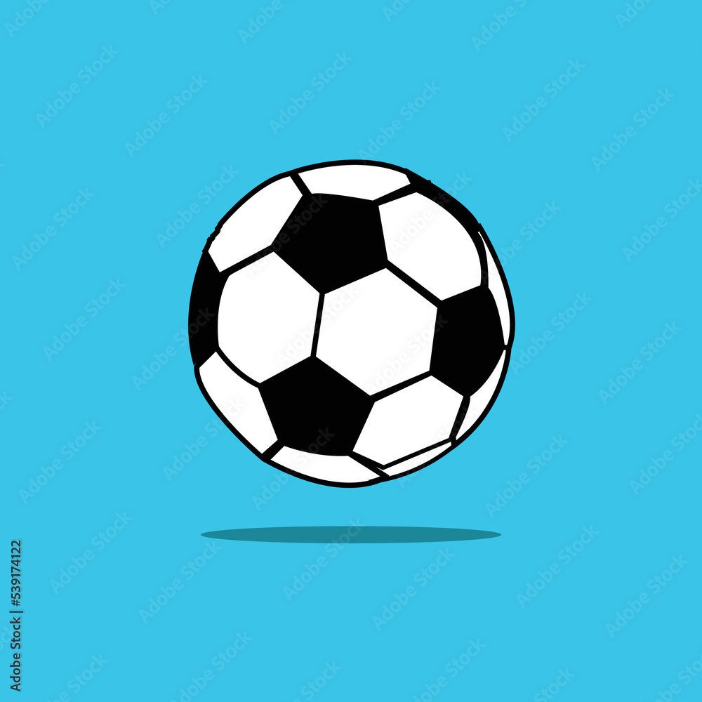 Obraz premium Football illustration vector art