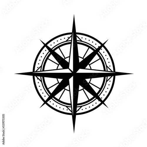 compass rose star cartography exploration expedition vector