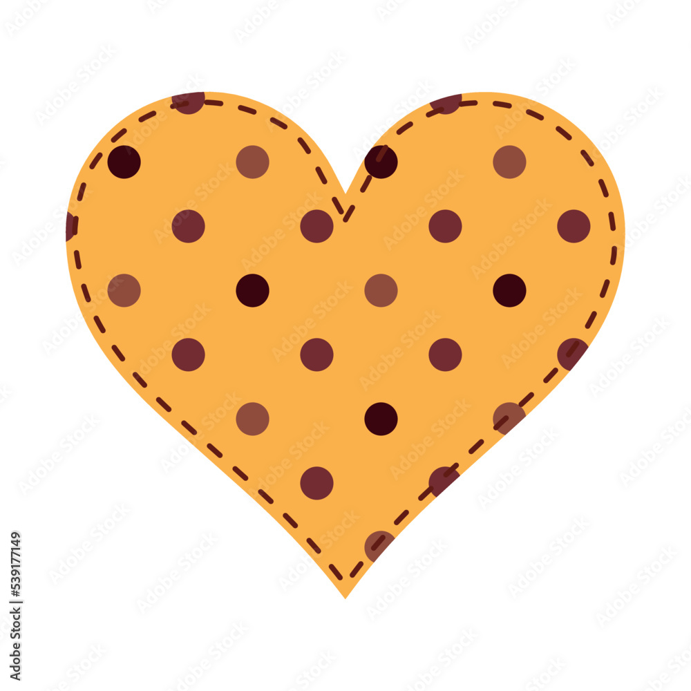 Patchwork heart yellow pattern pink and burgundy polka dots Patchwork heart yellow pattern pink and burgundy polka dots