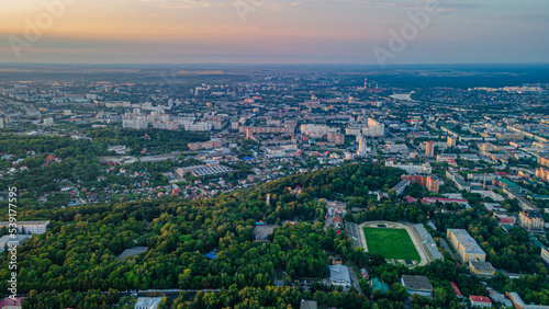 evening city of Penza in summer