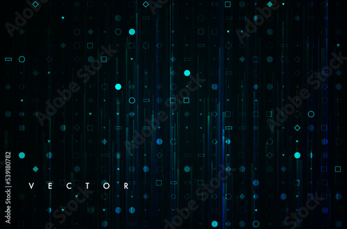 Cryptocurrency blockchain network background.