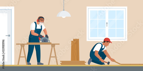 Professional flooring installation service: wooden, laminate, parquet