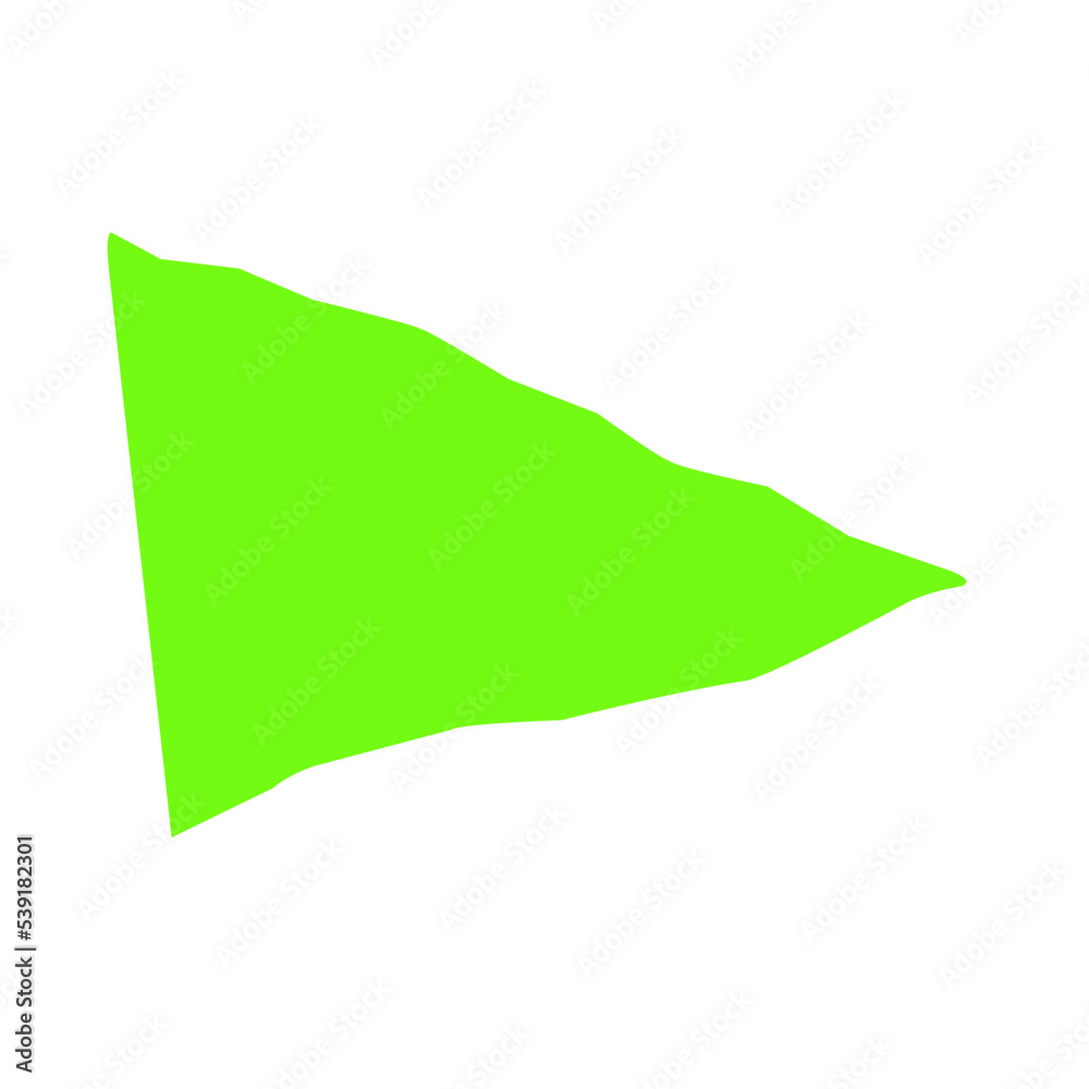Triangle Flag Wind Flutter 