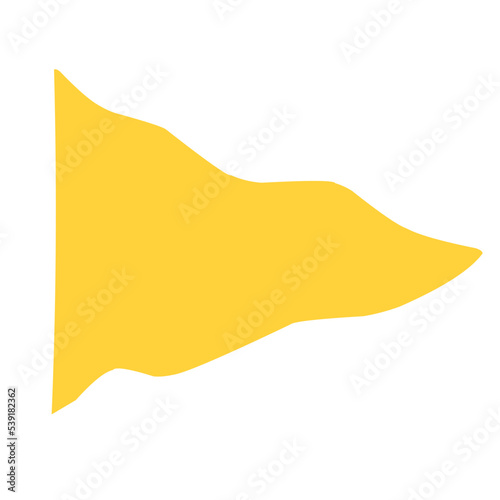 Triangle Flag Wind Flutter 