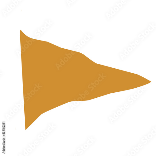 Triangle Flag Wind Flutter 