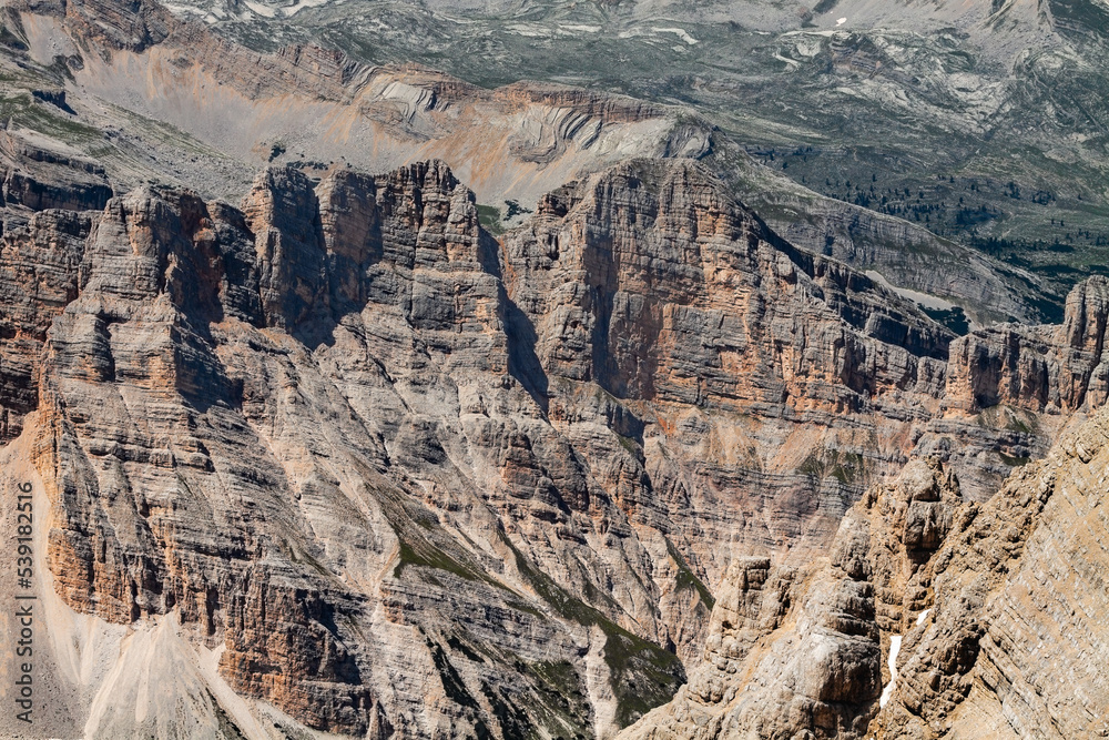 Dolomity krajobraz góry skały szczyty Dolomite, Italy