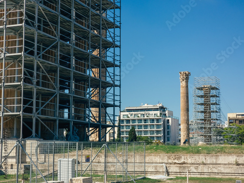 Restoration Works on Temple of Olympian Zeus photo