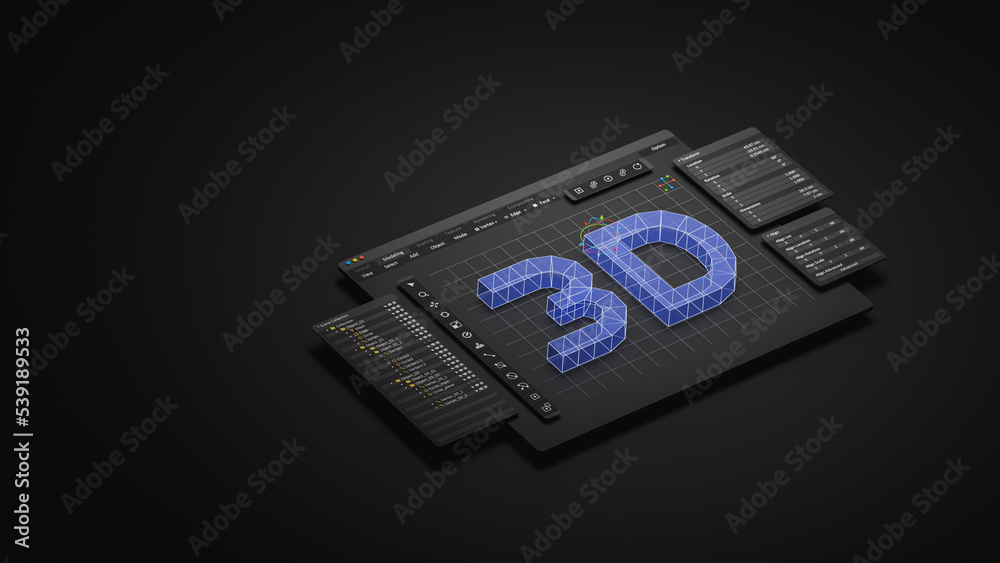 Engineering designer design 3D CAD software program Industrial engine model mechanical dimensional digital manufacturing factory engineer computer screen. 3d rendering. Engineering designer design 3D CAD software program Industrial engine model mechanical dimensional digital manufacturing factory engineer computer screen. 3d rendering.