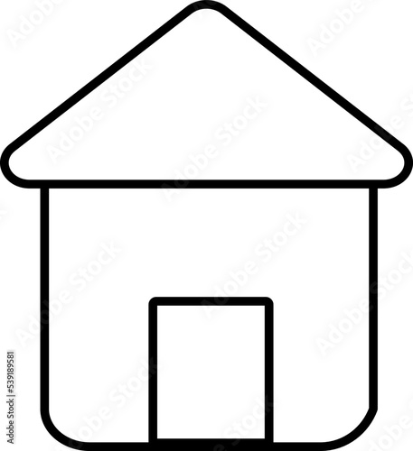 home icon on a white background