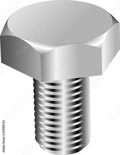 iron color bolt vector