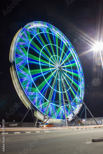 ferris wheel in the night