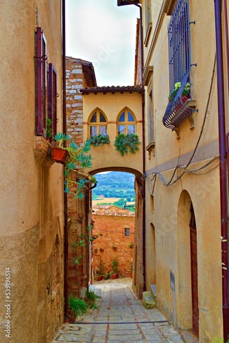 medieval village of Spello in the city of Perugia, Umbria, Italy © Simona Bottone