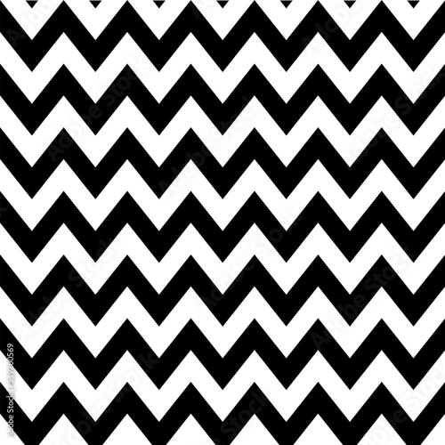 Black and white zigzag pattern. Vector. Paper, cloth, fabric, cloth, dress, napkin, cover, bed printing, gift, present, shirt, curtain or wrap, table cloth. 